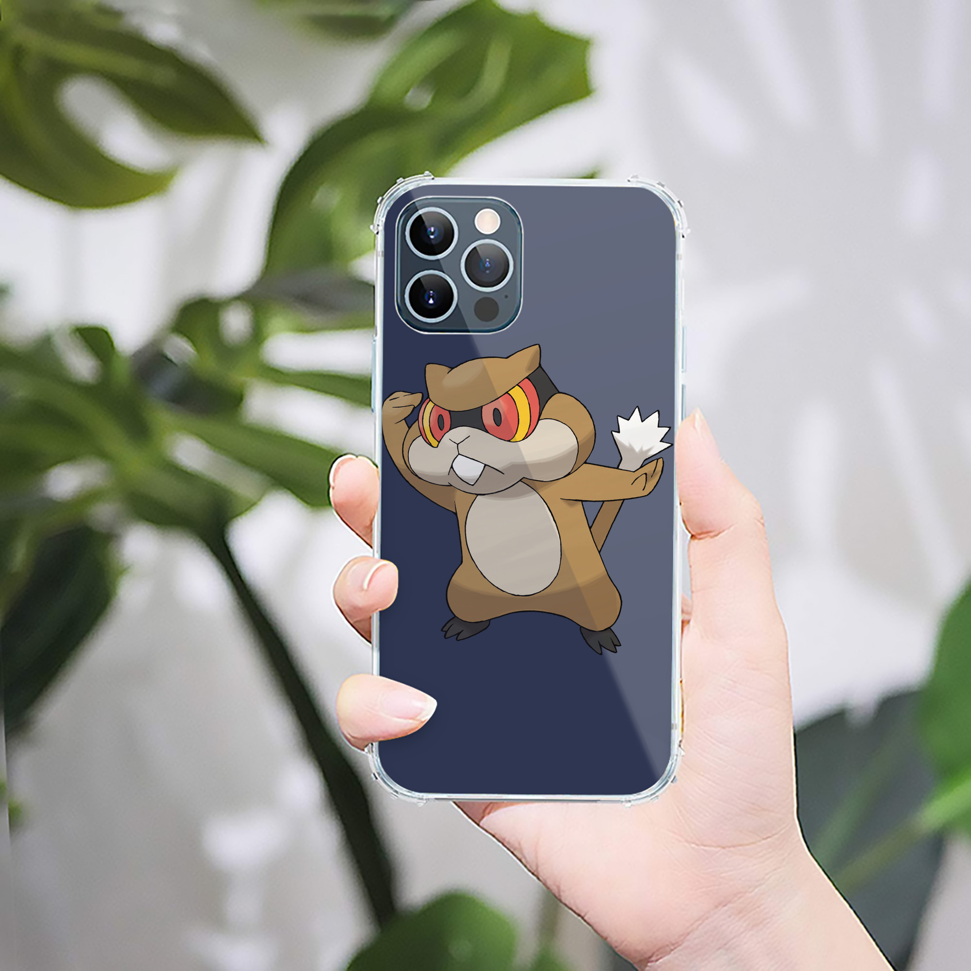 （画像用） ポケットモンスター Pokémon 【iPhone 12シリーズ対応】透明スマホケース（クリアソフトケース）